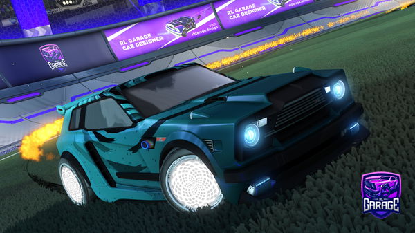 A Rocket League car design from NetfishHun