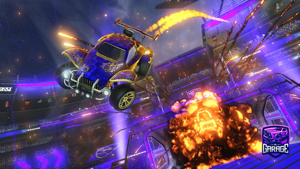 A Rocket League car design from CJMont12