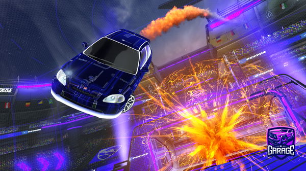 A Rocket League car design from Okelve1