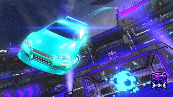 A Rocket League car design from Hxllxw