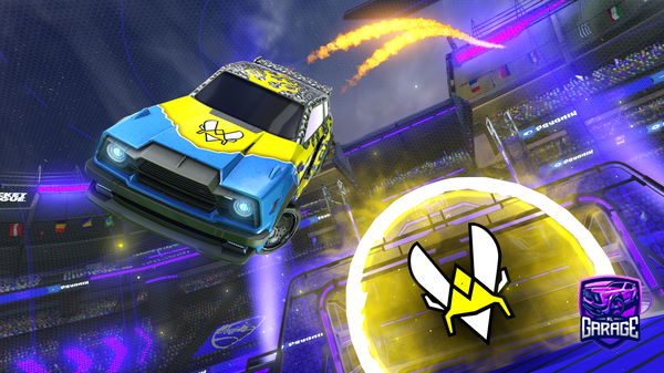 A Rocket League car design from teamvitality