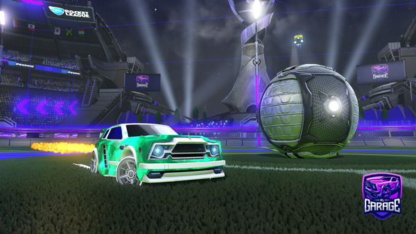 A Rocket League car design from Toodoobyonxbox