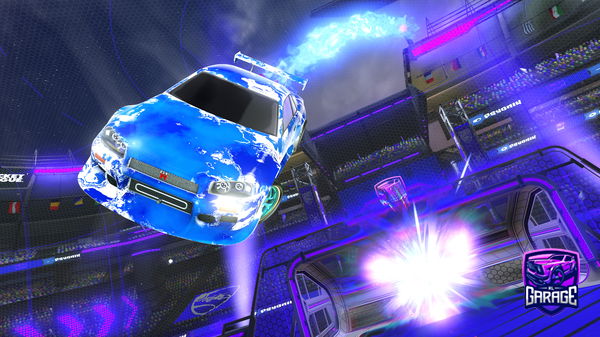 A Rocket League car design from Yeflopper72