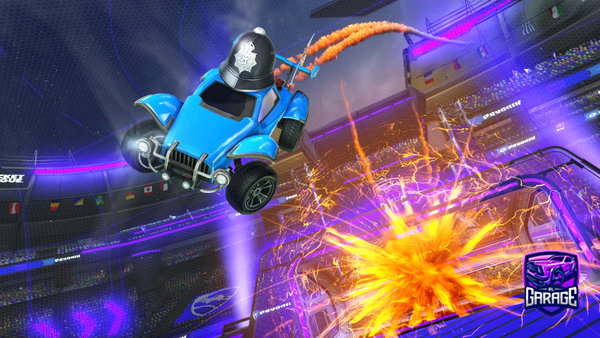 A Rocket League car design from his-1x