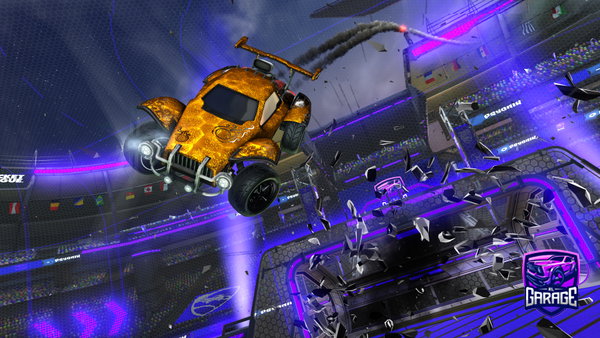A Rocket League car design from Savvy_YTonYT