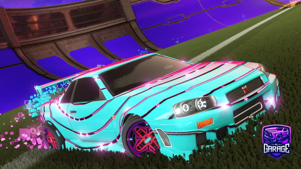 A Rocket League car design from PippyOnYt