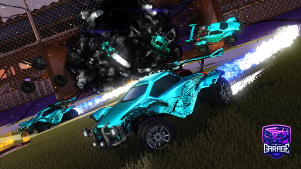 A Rocket League car design from D3em0n1