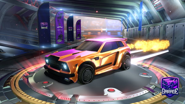 A Rocket League car design from Cristyan098