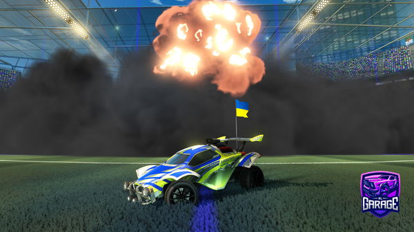 A Rocket League car design from K_1