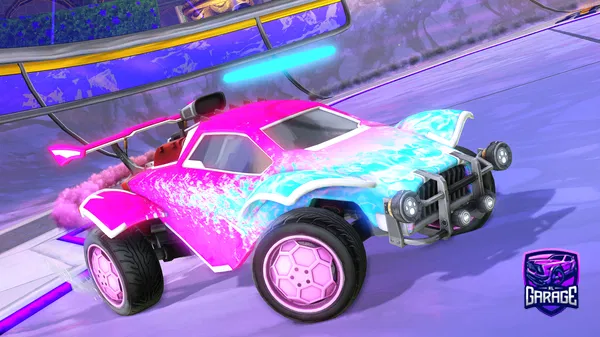 A Rocket League car design from RLSSPLASH7