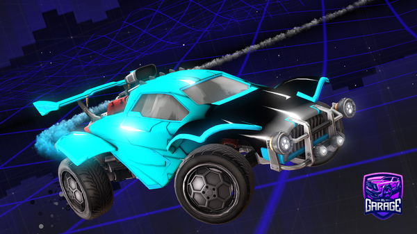 A Rocket League car design from TIKBlueBeastGTR