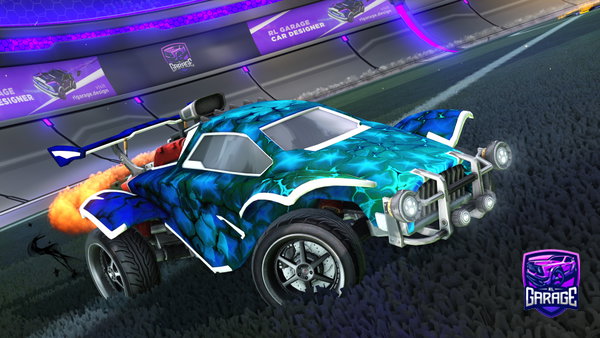 A Rocket League car design from HADES31