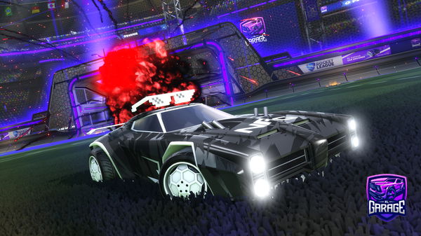 A Rocket League car design from Ishowsplashy