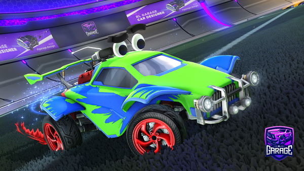 A Rocket League car design from TheGrendizer