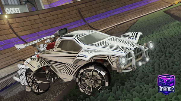 A Rocket League car design from the_vals
