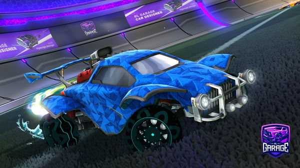 A Rocket League car design from BujiGuy