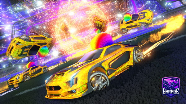 A Rocket League car design from LightHY-ST