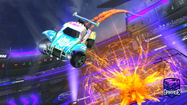 A Rocket League car design from Reecemurton17