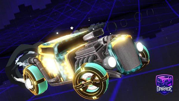 A Rocket League car design from Fiber_is_on_PS4