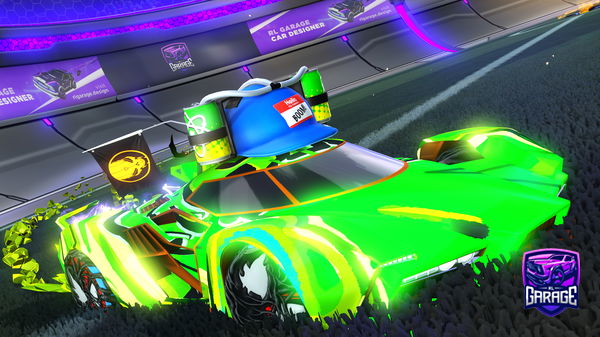 A Rocket League car design from JudeGfuel