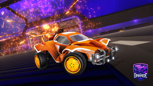 A Rocket League car design from M455ey