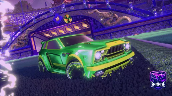 A Rocket League car design from giziwizii