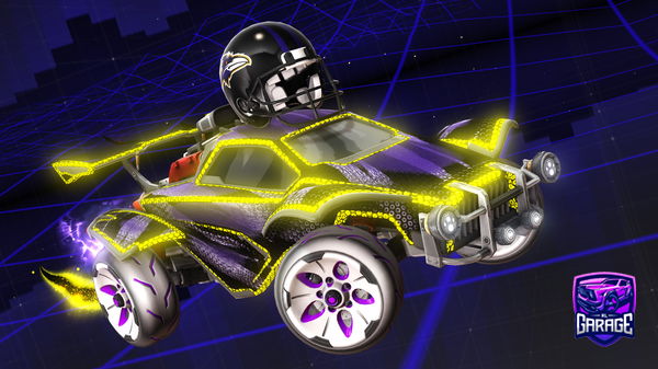 A Rocket League car design from pixl_