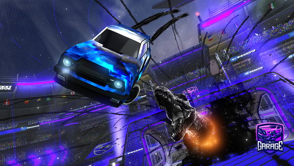 A Rocket League car design from wattoplays