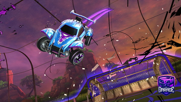 A Rocket League car design from Tesseracted