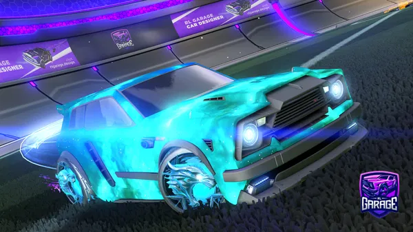 A Rocket League car design from ONLYINOHIO12