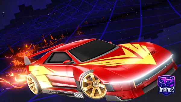 A Rocket League car design from RgCardinal1019