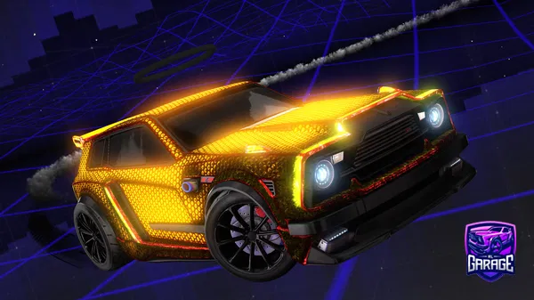 A Rocket League car design from lightning810