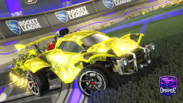 A Rocket League car design from IMVERClTY