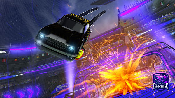 A Rocket League car design from Sambenoaurets