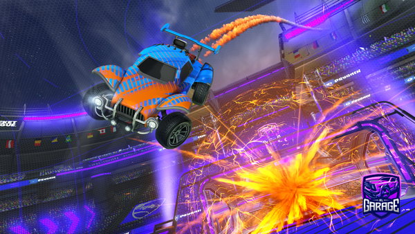 A Rocket League car design from daniboysuii