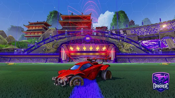 A Rocket League car design from Johho