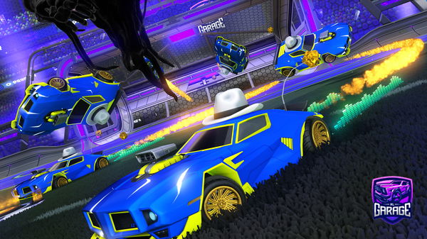 A Rocket League car design from Woofnado
