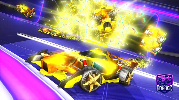 A Rocket League car design from TopBinner