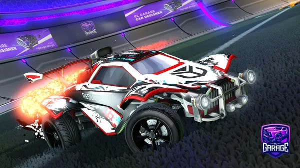 A Rocket League car design from roogwitadoog