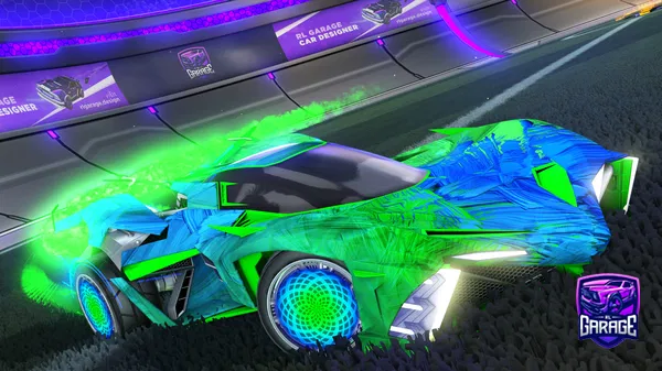 A Rocket League car design from LyteCoop