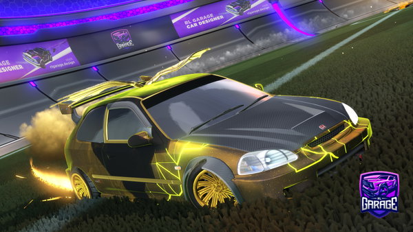 A Rocket League car design from ninjadog