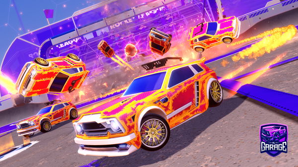 A Rocket League car design from SlyFlyer72