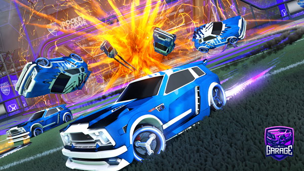 A Rocket League car design from thedemon21