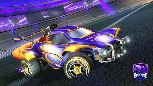 A Rocket League car design from papichulo127