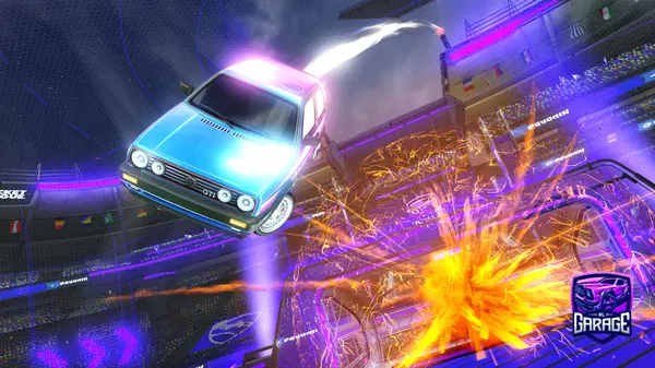 A Rocket League car design from VideNoodle