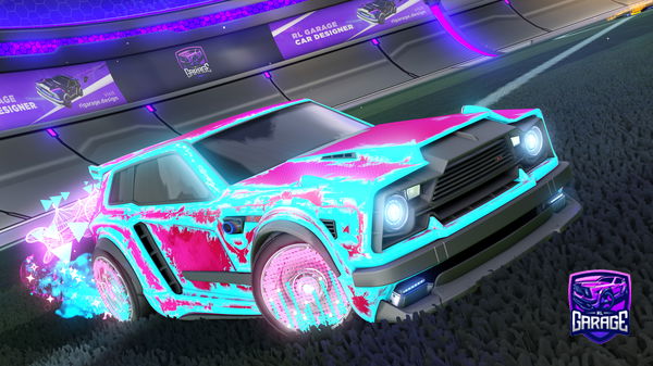 A Rocket League car design from Redninja2117