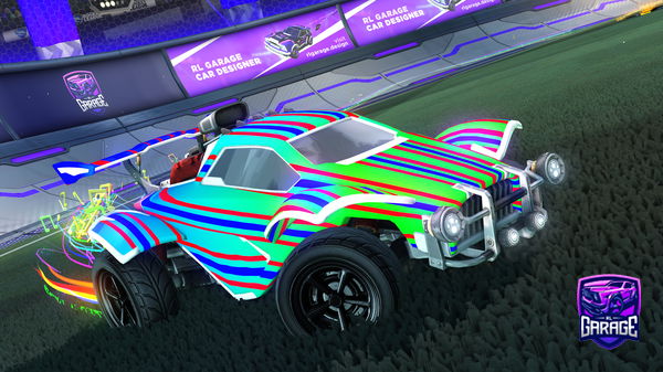 A Rocket League car design from Khaizen10