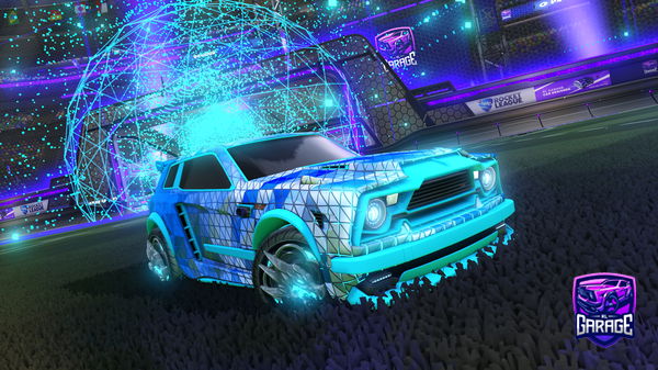 A Rocket League car design from Mrcrema