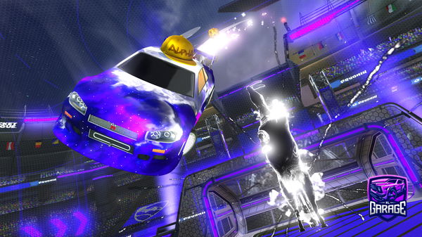 A Rocket League car design from Vibro-