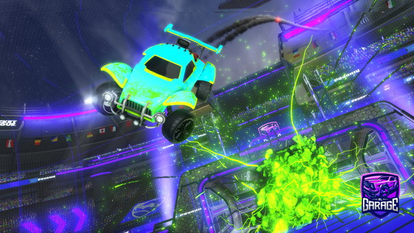 A Rocket League car design from Zxlyz9410